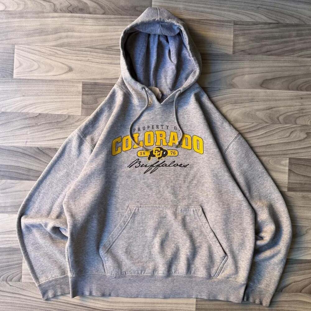 J. America Colorado Buffaloes Property Of Grey Hoodie
